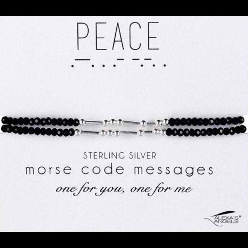 NWT Alexa’s Angels Morse Code Bracelets